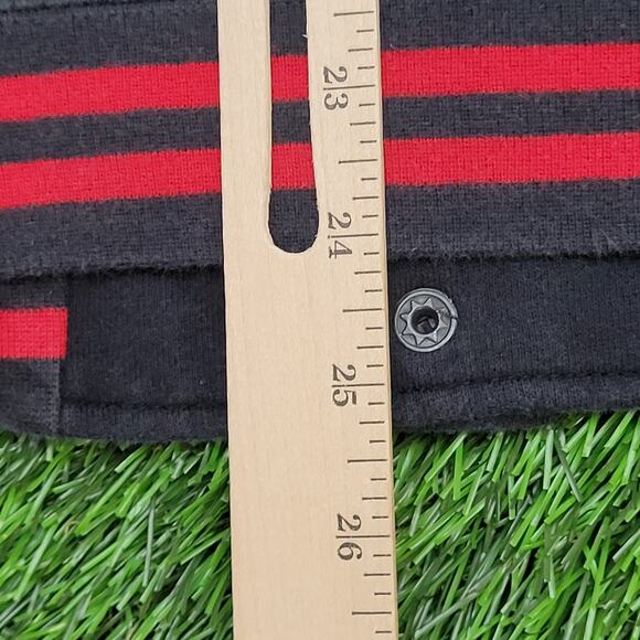 VANS Varsity Snap Hoodie Jacket Medium 22x25 Colorblock Cropped - Picture 12 of 14